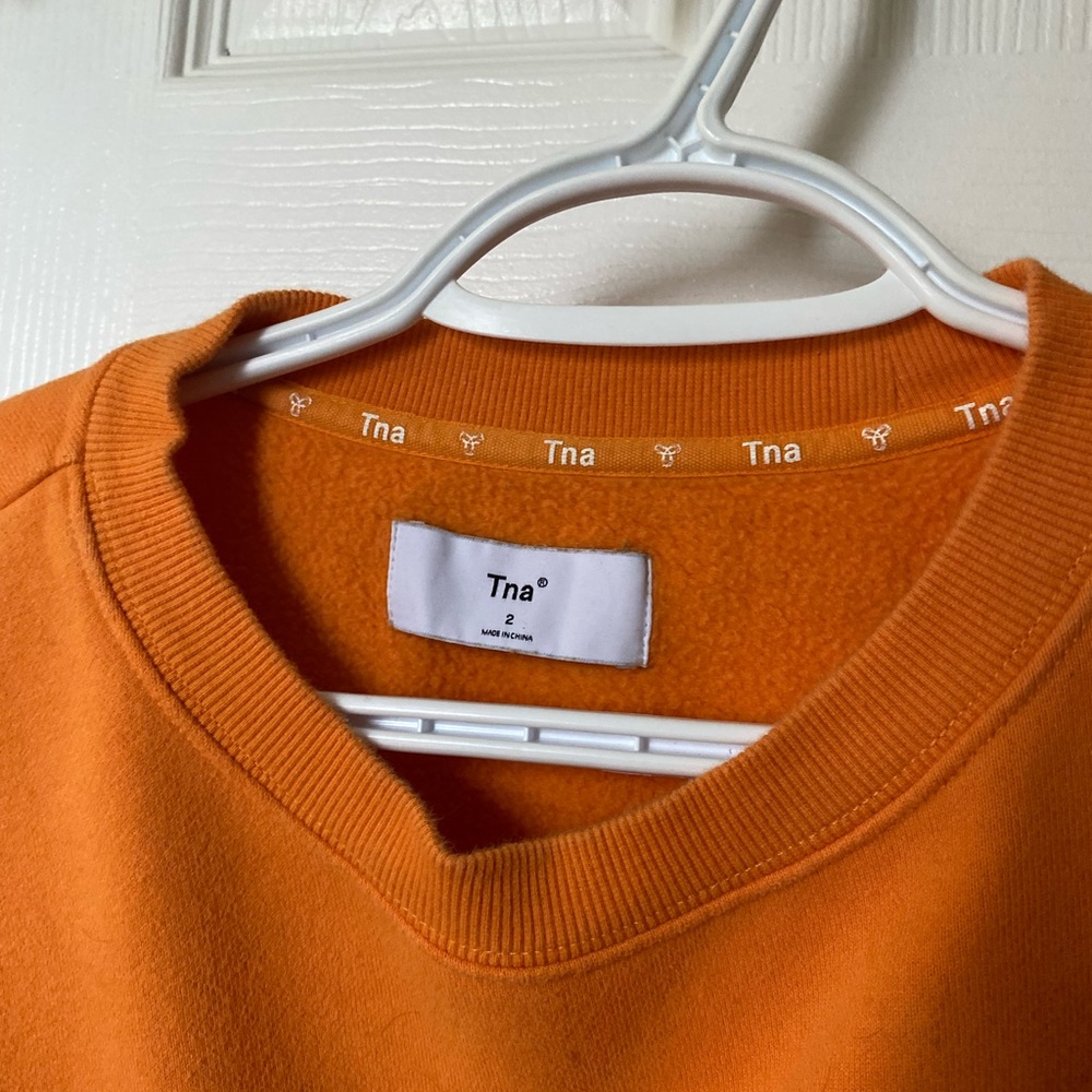 Tna Orange Crewneck Sweater